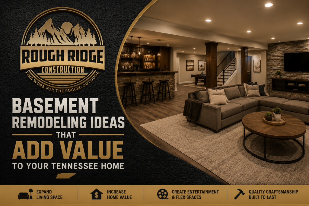 Basement Remodeling Ideas That Add Value to Your Tennessee Home